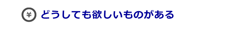 現金じゃなきゃ買えないものがある